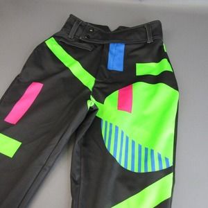 Shinesty Vibrant Ski Pants Women's Size S Skiing Stirrups Colorful Small Bright